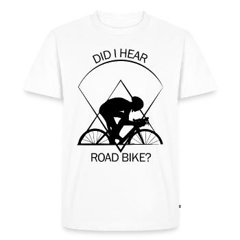 Coureur - T-shirt Premium bio Homme - blanc - Devant - Nico (187cm)
