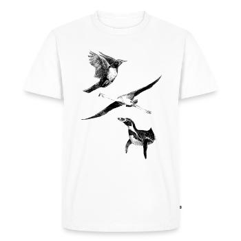 ADM CHILI POUR COULEUR FONCÉE 01 - T-shirt Premium bio Homme - blanc - Devant - Nico (187cm)