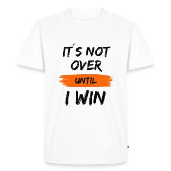 Attitude to life Challenge Self-confident - Men's Premium Organic T-Shirt - white - Front - Nico (187cm)