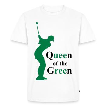 golf sport - T-shirt Premium bio Homme - blanc - Devant - Nico (187cm)