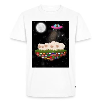 Conspiracy - Men's Premium Organic T-Shirt - white - Front - Nico (187cm)