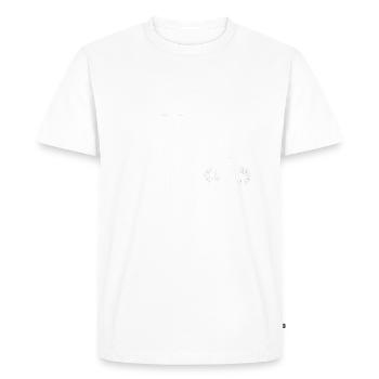 L’aventure vous attend - L’aventure vous attend - T-shirt Premium bio Homme - blanc - Devant - Nico (187cm)