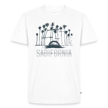 California Sadifornia Graphic - Men's Premium Organic T-Shirt - white - Front - Nico (187cm)