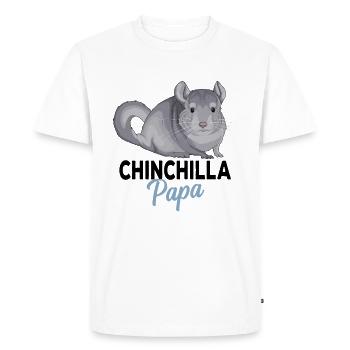Chinchilla - T-shirt Premium bio Homme - blanc - Devant - Nico (187cm)