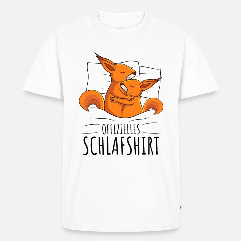 Eichhörnchen - Männer Premium Bio T-Shirt - Weiß