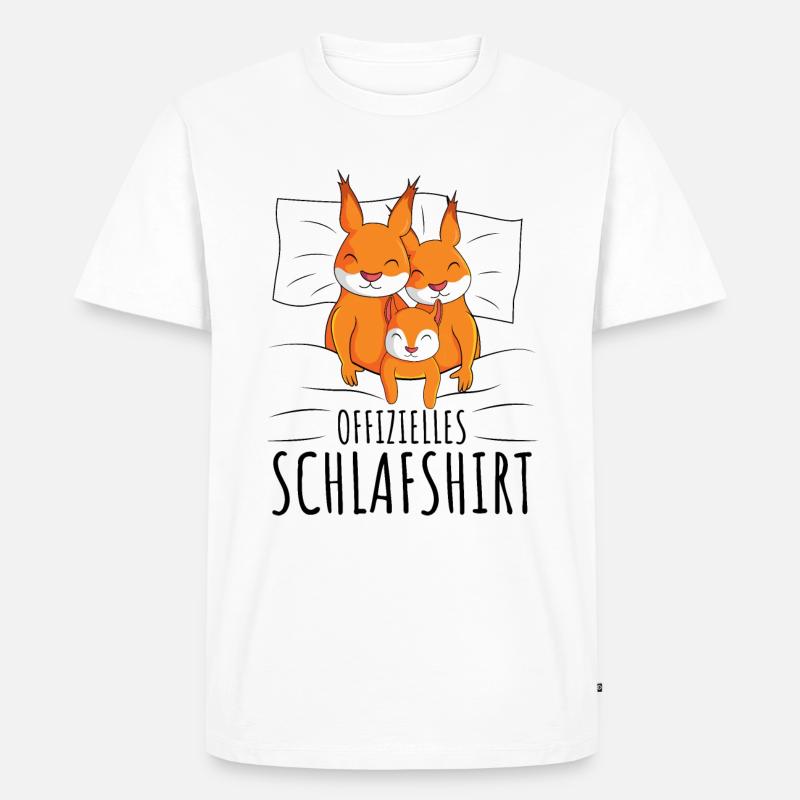 Eichhörnchen - Männer Premium Bio T-Shirt - Weiß