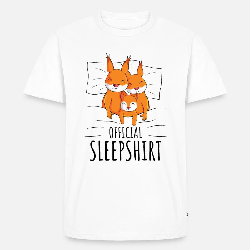 Eichhörnchen - Männer Premium Bio T-Shirt - Weiß