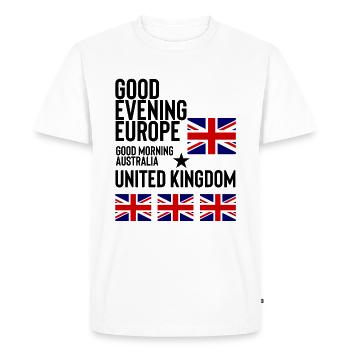 Concours Eurovision de la chanson - T-shirt Premium bio Homme - blanc - Devant - Nico (187cm)