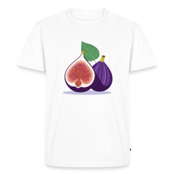 Figue - T-shirt Premium bio Homme - blanc - Devant - Nico (187cm)