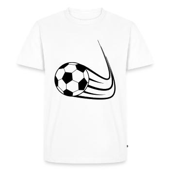 Fußball, Ball, Soccer, Football, Schuss, Tor - T-shirt Premium bio Homme - blanc - Devant - Nico (187cm)