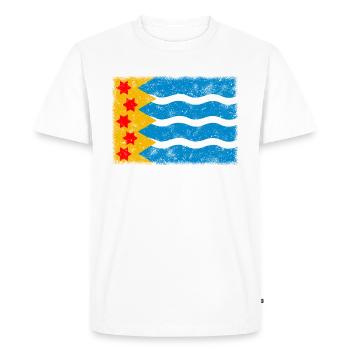 Oldambt - Men's Premium Organic T-Shirt - white - Front - Nico (187cm)
