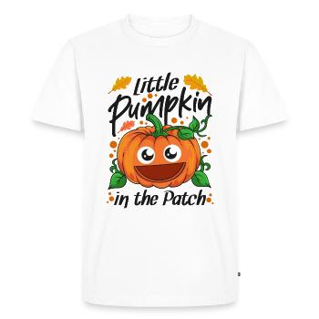 Little Pumpkin In The Patch Halloween - Men's Premium Organic T-Shirt - white - Front - Nico (187cm)