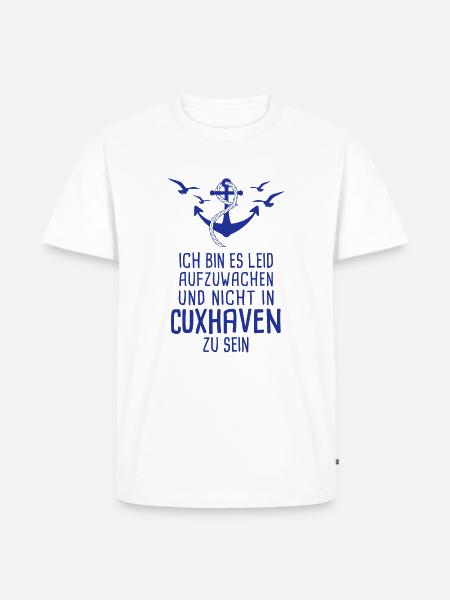 Cuxhaven - Männer Premium Bio T-Shirt - Weiß