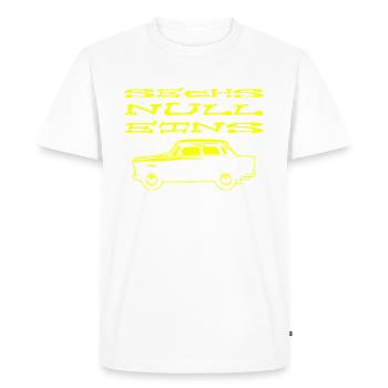 P601 Trabi 601 DDR Ost Oldtimer - T-shirt Premium bio Homme - blanc - Devant - Nico (187cm)