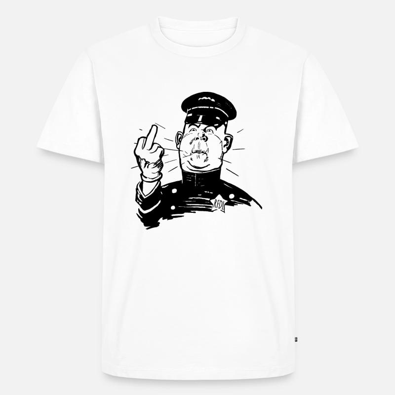 RFDL Cop - Männer Premium Bio T-Shirt - Weiß