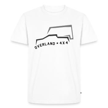 Overland - T-shirt Premium bio Homme - blanc - Devant - Nico (187cm)