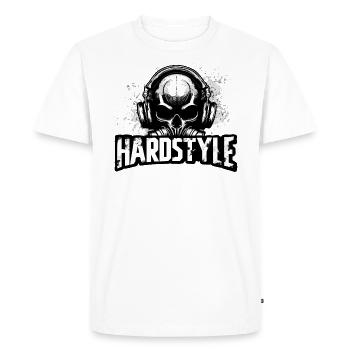 Hardstyle - T-shirt Premium bio Homme - blanc - Devant - Nico (187cm)