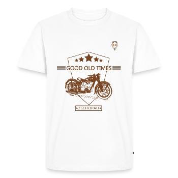 IFA BK 350 Zschopau - T-shirt Premium bio Homme - blanc - Devant - Nico (187cm)