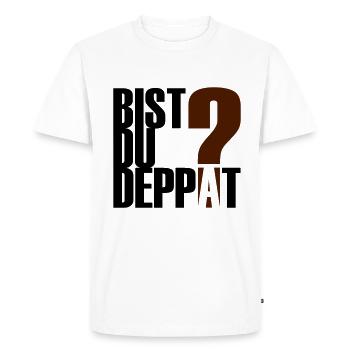 Êtes-vous Deppat? ... - T-shirt Premium bio Homme - blanc - Devant - Nico (187cm)