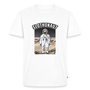 SLOTHONAUT - T-shirt Premium bio Homme - blanc - Devant - Nico (187cm)