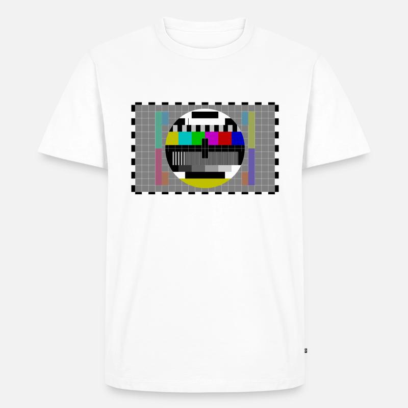 Testbild TV Bild Geschenkidee - Männer Premium Bio T-Shirt - undefined