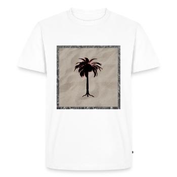 beyond relaxation - Men's Premium Organic T-Shirt - white - Front - Nico (187cm)