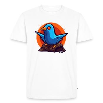 Colombe de la paix - T-shirt Premium bio Homme - blanc - Devant - Nico (187cm)