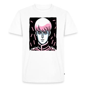 Dessin animé Soldier : Souverain - T-shirt Premium bio Homme - blanc - Devant - Nico (187cm)