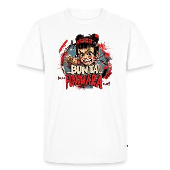 Japan Fantasy Anime Parody: Bunta Fukkiwara - Men's Premium Organic T-Shirt - white - Front - Nico (187cm)