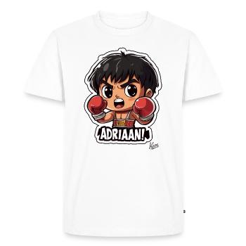Chibi boxing legend Rock Y calls for Adrian - Men's Premium Organic T-Shirt - white - Front - Nico (187cm)