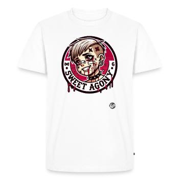 Punk alternatif Emo Girl - T-shirt Premium bio Homme - blanc - Devant - Nico (187cm)