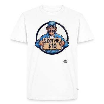 Al-Bundy Dad-Life parody - Men's Premium Organic T-Shirt - white - Front - Nico (187cm)
