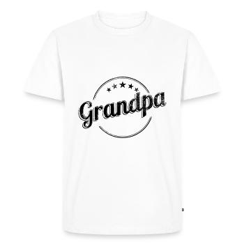 I'm Not Asleep I'm Resting My Eyes Grandpa - Men's Premium Organic T-Shirt - white - Front - Nico (187cm)