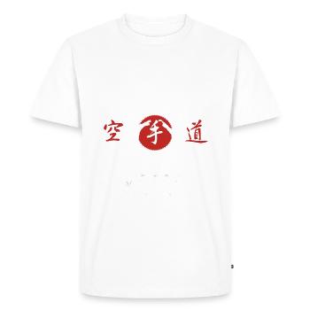 KARATE - Katas - T-shirt Premium bio Homme - blanc - Devant - Nico (187cm)