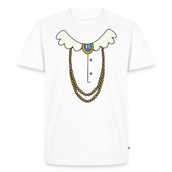 Costume de vieille dame Enfants & Adultes Halloween - T-shirt Premium bio Homme - blanc - Devant - Nico (187cm)