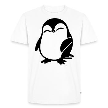 Pingouin - T-shirt Premium bio Homme - blanc - Devant - Nico (187cm)