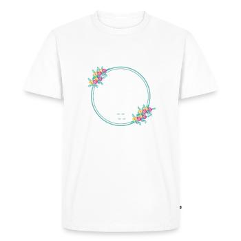 God is greater than the ups and downs - Men's Premium Organic T-Shirt - white - Front - Nico (187cm)