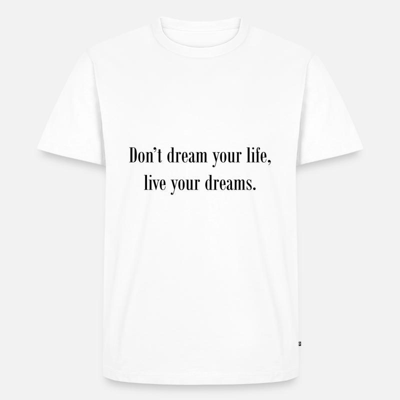 Spruch - Männer Premium Bio T-Shirt - Weiß