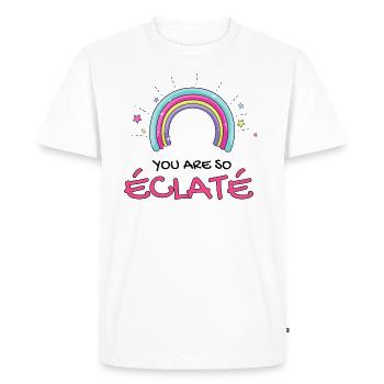 You Are So éclaté - T-shirt Premium bio Homme - blanc - Devant - Nico (187cm)