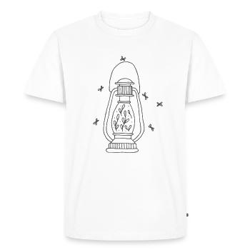 Camping, caravan, fun - Men's Premium Organic T-Shirt - white - Front - Nico (187cm)