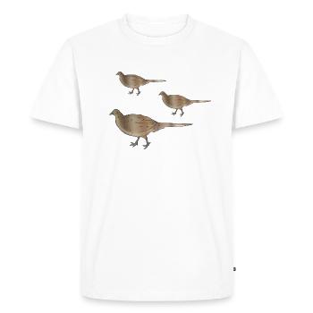 Faisan poussin - T-shirt Premium bio Homme - blanc - Devant - Nico (187cm)