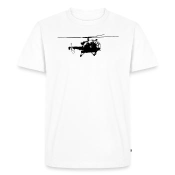 Helicopter - T-shirt Premium bio Homme - blanc - Devant - Nico (187cm)