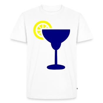 Tequilla Alcohol - Men's Premium Organic T-Shirt - white - Front - Nico (187cm)