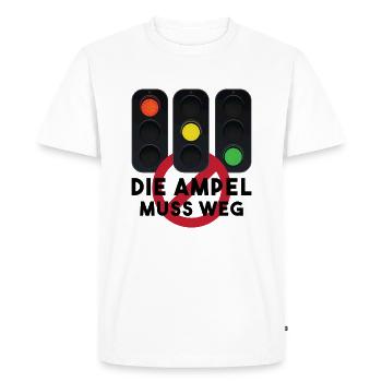 Les feux de circulation doivent disparaître - T-shirt Premium bio Homme - blanc - Devant - Nico (187cm)