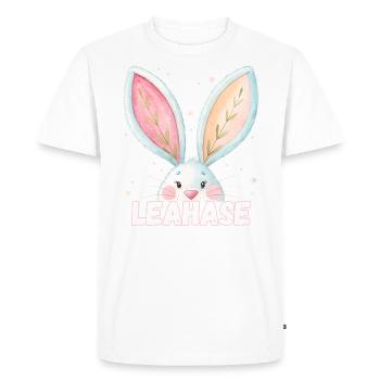 Name Lea Rabbit Lea Rabbit Pet Name - Men's Premium Organic T-Shirt - white - Front - Nico (187cm)