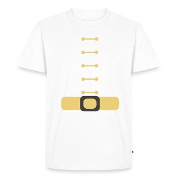 Costume d'Halloween de soldat jouet casse-noisette - T-shirt Premium bio Homme - blanc - Devant - Nico (187cm)