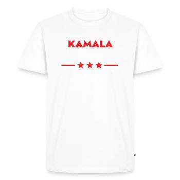 Kamala pour l'élection présidentielle - T-shirt Premium bio Homme - blanc - Devant - Nico (187cm)
