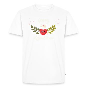 Républicain séduisant - T-shirt Premium bio Homme - blanc - Devant - Nico (187cm)
