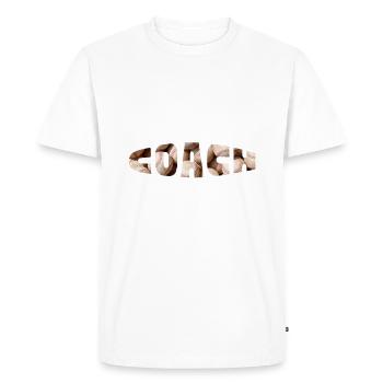 Because I'm The Baseball Coach That's Why - Men's Premium Organic T-Shirt - white - Front - Nico (187cm)