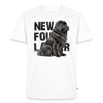 Terre-Neuvien - T-shirt Premium bio Homme - blanc - Devant - Nico (187cm)